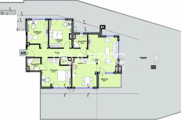 Многостаен апартамент, Бургас, Хоризонт, 681104, Снимка 3