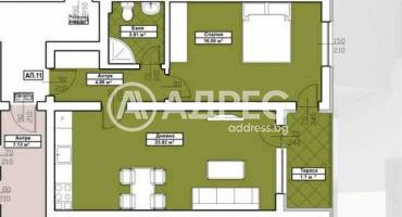 Двустаен апартамент, Благоевград, Освобождение, 672105, Снимка 1