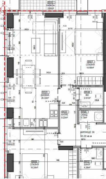 Тристаен апартамент, София, Център, 658106, Снимка 1