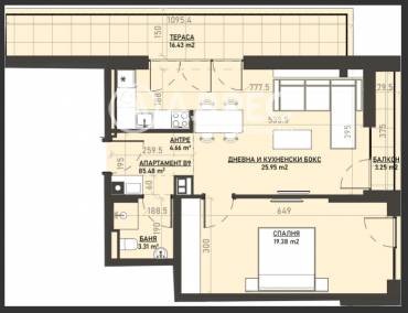 Двустаен апартамент, София, Бояна, 676106, Снимка 1