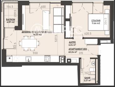 Двустаен апартамент, София, Бояна, 676107, Снимка 1