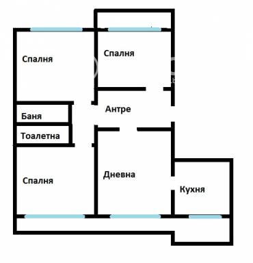 Многостаен апартамент, Варна, Аспарухово, 682107, Снимка 1