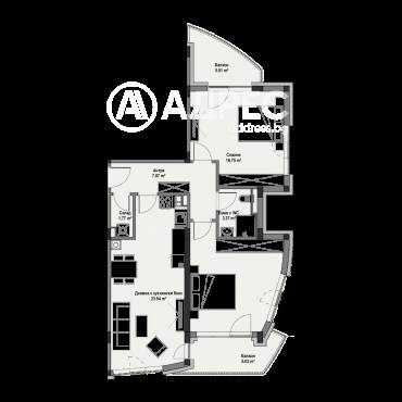 Тристаен апартамент, София, Витоша, 691107, Снимка 1