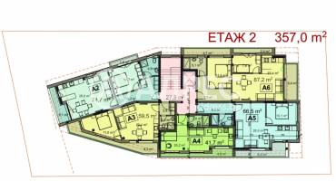 Тристаен апартамент, Пловдив, Коматево, 643108, Снимка 1
