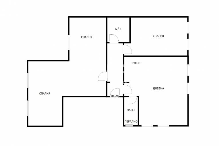 Многостаен апартамент, Варна, Колхозен пазар, 669108, Снимка 3