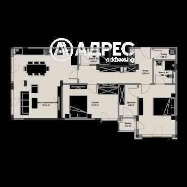 Тристаен апартамент, София, Витоша, 691108, Снимка 1