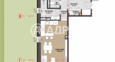 Тристаен апартамент, София, Камбаните, 684109, Снимка 3