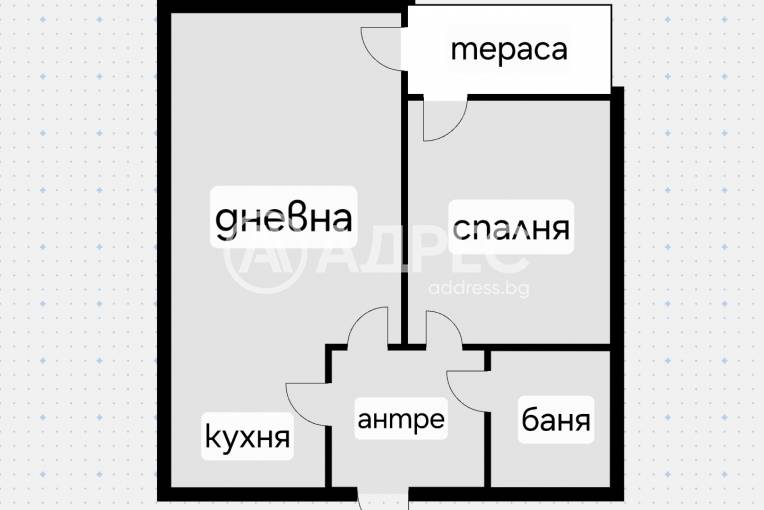 Двустаен апартамент, София, Люлин 1, 686109, Снимка 4