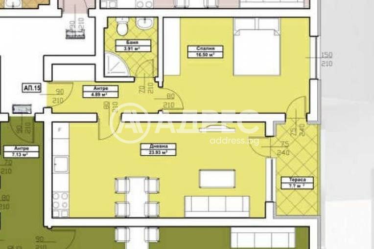 Двустаен апартамент, Благоевград, Освобождение, 672113, Снимка 1