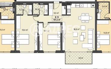 Тристаен апартамент, София, Бояна, 678113, Снимка 1