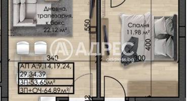 Двустаен апартамент, София, Овча купел, 683116, Снимка 2