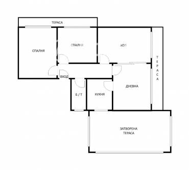 Многостаен апартамент, Варна, Трошево, 685116, Снимка 1