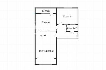 Тристаен апартамент, Бургас, Изгрев, 700116, Снимка 1