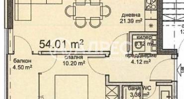 Двустаен апартамент, Варна, Владислав Варненчик, 683117, Снимка 2