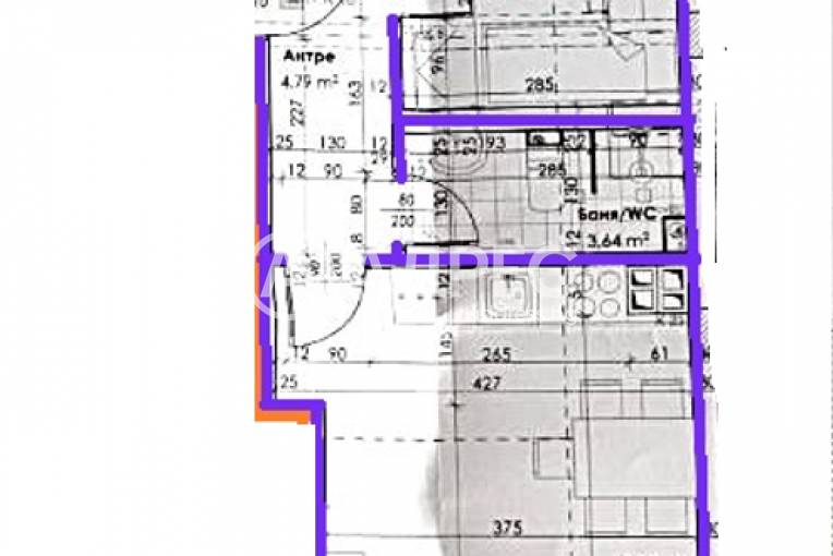 Тристаен апартамент, Пловдив, Кючук Париж, 635119, Снимка 1