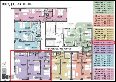 Тристаен апартамент, Бургас, Мадика, 670119, Снимка 1