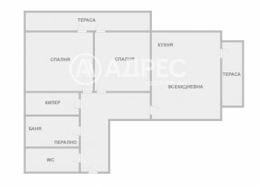 Тристаен апартамент, Варна, м-ст Пчелина, 697119, Снимка 1