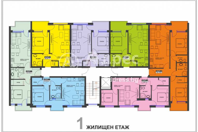 Двустаен апартамент, Бургас, Братя Миладинови, 585121, Снимка 1