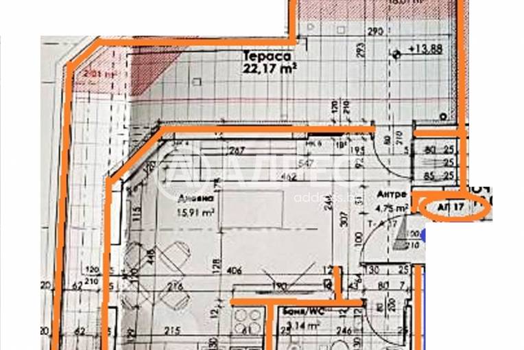 Двустаен апартамент, Пловдив, Кючук Париж, 635125, Снимка 1