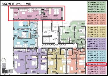 Двустаен апартамент, Бургас, Мадика, 670125, Снимка 1