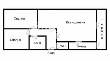 Тристаен апартамент, Пловдив, Център, 619126, Снимка 1