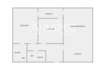 Тристаен апартамент, Варна, м-ст Евксиноград, 688126, Снимка 1