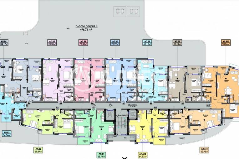 Двустаен апартамент, Бургас, Хоризонт, 681127, Снимка 4