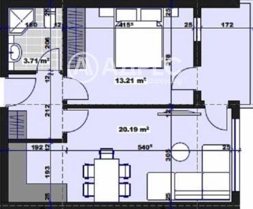 Двустаен апартамент, Стара Загора, Три чучура-север, 642128, Снимка 1