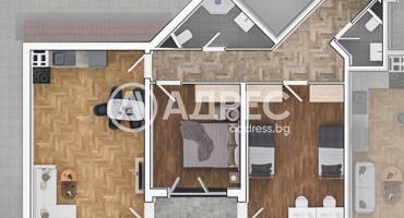 Тристаен апартамент, София, Овча купел 1, 644129, Снимка 1