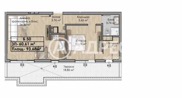 Двустаен апартамент, София, Овча купел, 661132, Снимка 4