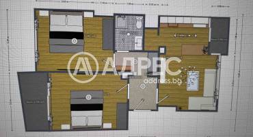 Тристаен апартамент, Хасково, Център, 671134, Снимка 14