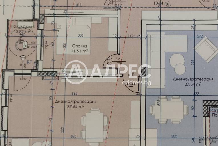Тристаен апартамент, Пловдив, Младежки хълм, 695137, Снимка 4