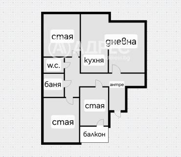 Многостаен апартамент, София, Изток, 683139, Снимка 1