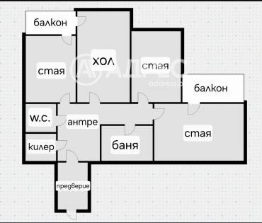 Тристаен апартамент, София, Красна поляна 1, 698139, Снимка 1