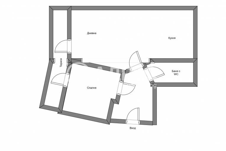Двустаен апартамент, София, Зона Б 19, 701139, Снимка 4