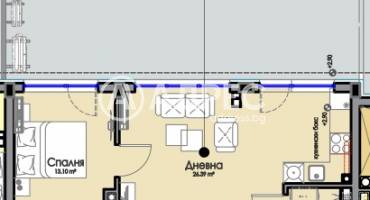 Двустаен апартамент, Бургас, Хоризонт, 681140, Снимка 3