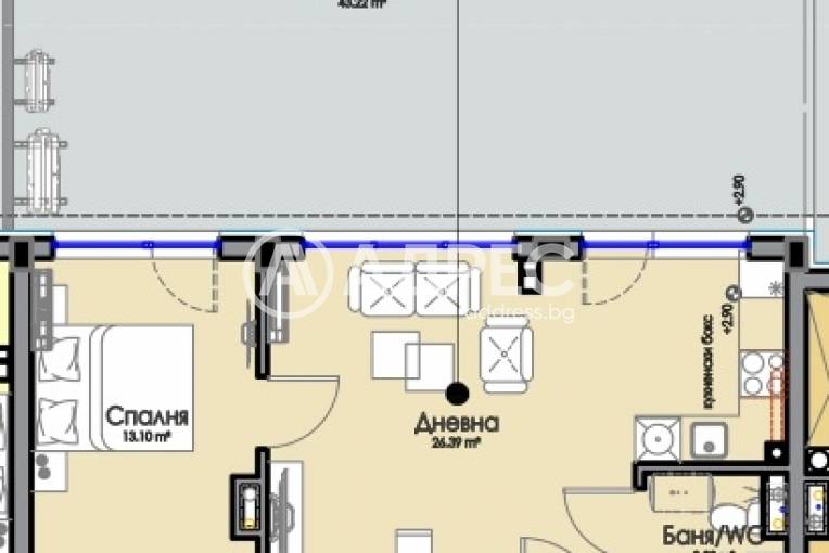 Двустаен апартамент, Бургас, Хоризонт, 681140, Снимка 3