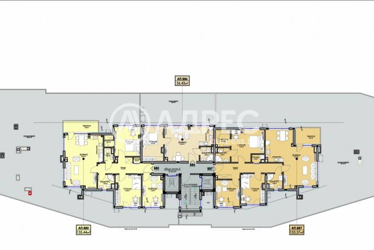 Двустаен апартамент, Бургас, Хоризонт, 681140, Снимка 4