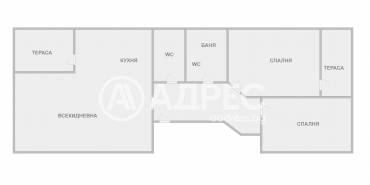 Тристаен апартамент, Варна, ХЕИ, 702141, Снимка 1