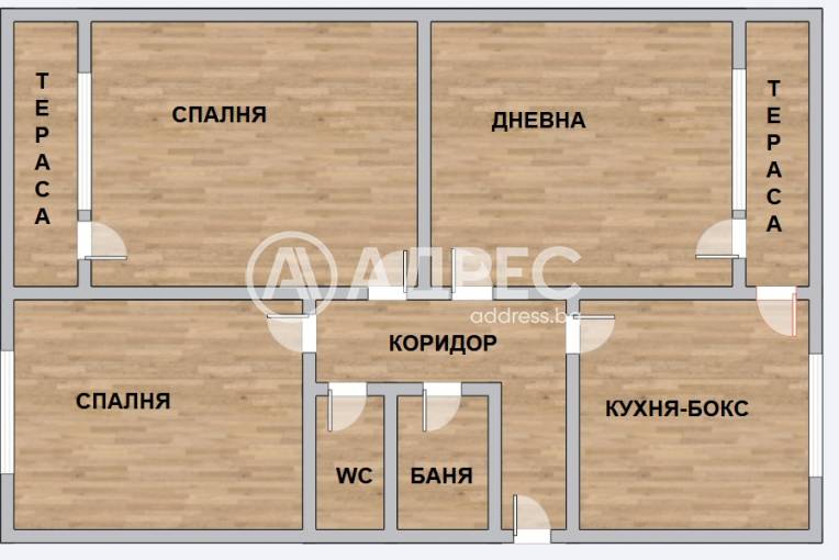 Тристаен апартамент, Варна, Техникумите, 675142, Снимка 1