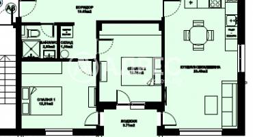 Тристаен апартамент, Благоевград, Изгрев, 674147, Снимка 1