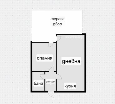 Двустаен апартамент, София, Бояна, 697147, Снимка 1