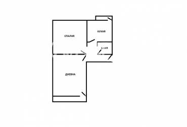 Тристаен апартамент, София, Борово, 669149, Снимка 1