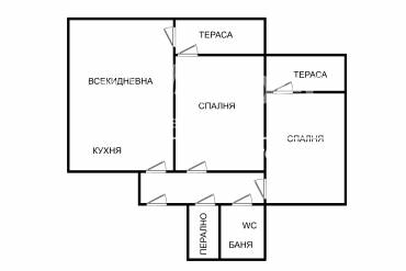 Тристаен апартамент, Варна, Бриз, 605151, Снимка 1