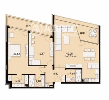 Тристаен апартамент, София, Симеоново, 653151, Снимка 1