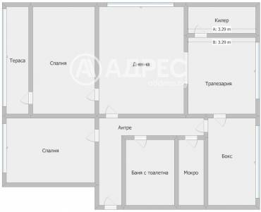 Тристаен апартамент, Стара Загора, Център, 692151, Снимка 1
