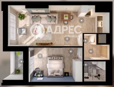 Двустаен апартамент, София, Дружба 1, 698151, Снимка 1