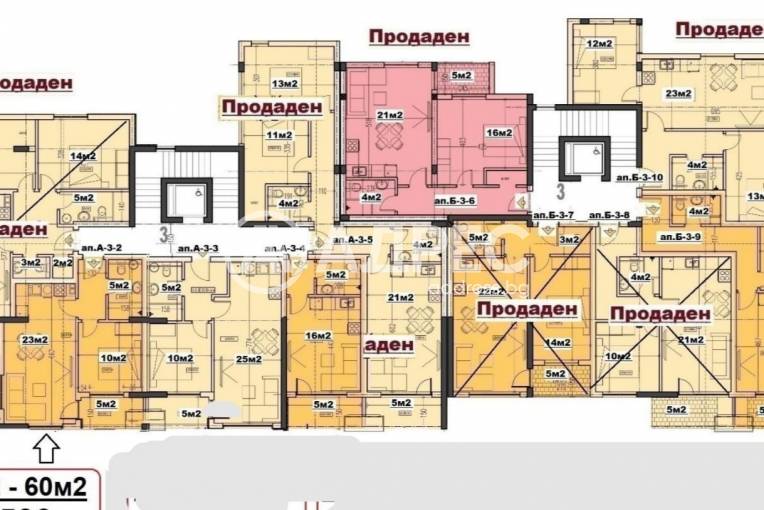 Двустаен апартамент, Варна, Изгрев, 665152, Снимка 4