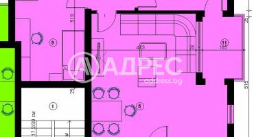 Тристаен апартамент, Ямбол, Център, 681152, Снимка 1