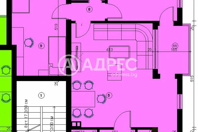 Тристаен апартамент, Ямбол, Център, 681152, Снимка 1